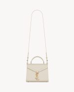 Cassandra Mini Top Handle Bag In Grain De Poudre Embossed Leather - Image 2